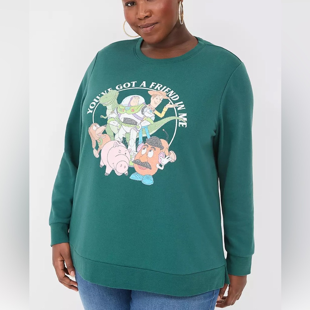 Glitter You've Got A Friend In Me Sweatshirt-Lane Bryant 18/20 MSRP $69.95